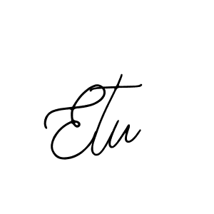 if you are searching for the best signature style for your name Etu. so please give up your signature search. here we have designed multiple signature styles  using Bearetta-2O07w. Etu signature style 12 images and pictures png