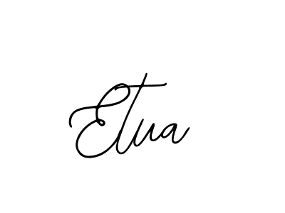 How to make Etua signature? Bearetta-2O07w is a professional autograph style. Create handwritten signature for Etua name. Etua signature style 12 images and pictures png