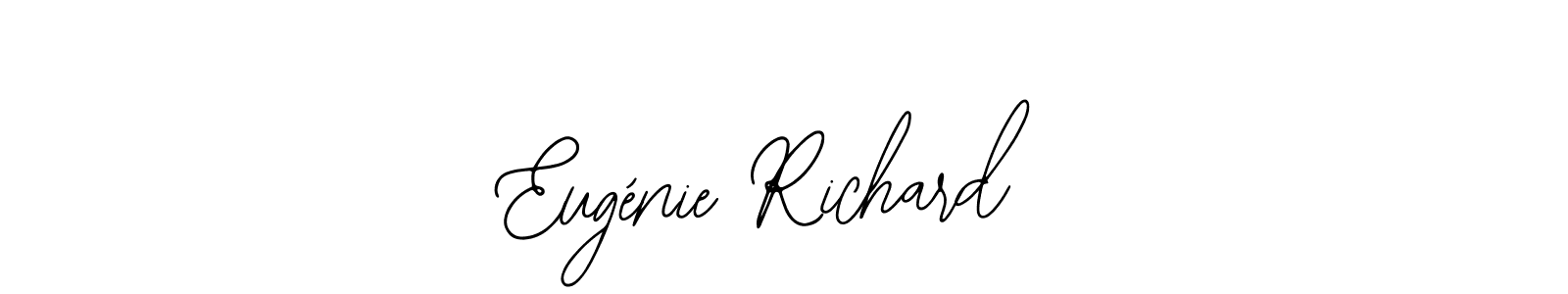 Similarly Bearetta-2O07w is the best handwritten signature design. Signature creator online .You can use it as an online autograph creator for name Eugénie Richard. Eugénie Richard signature style 12 images and pictures png