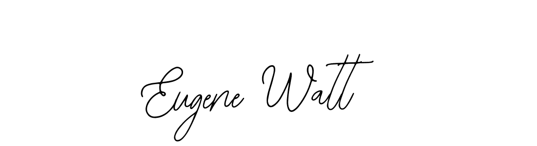 How to make Eugene Watt name signature. Use Bearetta-2O07w style for creating short signs online. This is the latest handwritten sign. Eugene Watt signature style 12 images and pictures png