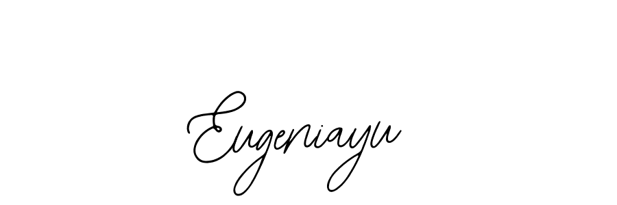 Bearetta-2O07w is a professional signature style that is perfect for those who want to add a touch of class to their signature. It is also a great choice for those who want to make their signature more unique. Get Eugeniayu name to fancy signature for free. Eugeniayu signature style 12 images and pictures png