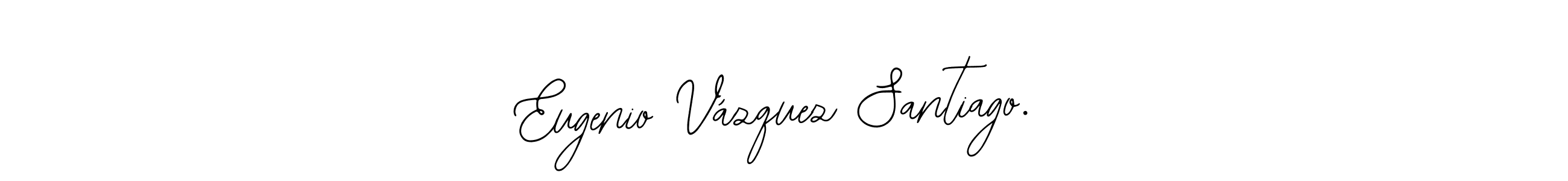 Make a beautiful signature design for name Eugenio Vázquez Santiago.. Use this online signature maker to create a handwritten signature for free. Eugenio Vázquez Santiago. signature style 12 images and pictures png