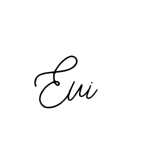 Design your own signature with our free online signature maker. With this signature software, you can create a handwritten (Bearetta-2O07w) signature for name Eui. Eui signature style 12 images and pictures png