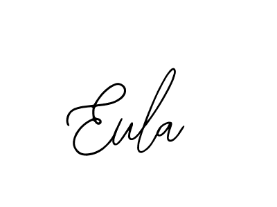 How to make Eula name signature. Use Bearetta-2O07w style for creating short signs online. This is the latest handwritten sign. Eula signature style 12 images and pictures png