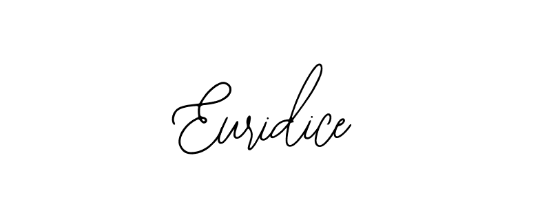 Use a signature maker to create a handwritten signature online. With this signature software, you can design (Bearetta-2O07w) your own signature for name Euridice. Euridice signature style 12 images and pictures png