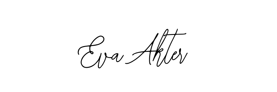 Also You can easily find your signature by using the search form. We will create Eva Akter name handwritten signature images for you free of cost using Bearetta-2O07w sign style. Eva Akter signature style 12 images and pictures png