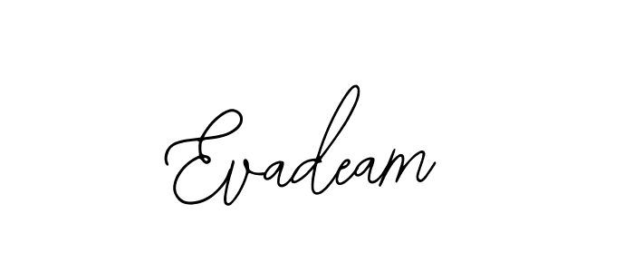 Use a signature maker to create a handwritten signature online. With this signature software, you can design (Bearetta-2O07w) your own signature for name Evadeam. Evadeam signature style 12 images and pictures png