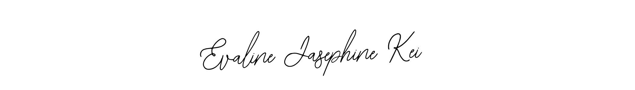 Use a signature maker to create a handwritten signature online. With this signature software, you can design (Bearetta-2O07w) your own signature for name Evaline Jasephine Kei. Evaline Jasephine Kei signature style 12 images and pictures png