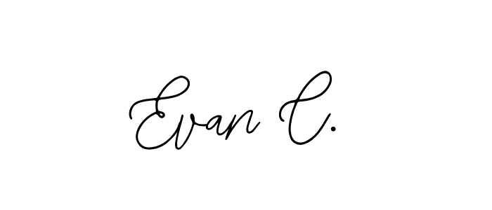 Create a beautiful signature design for name Evan C.. With this signature (Bearetta-2O07w) fonts, you can make a handwritten signature for free. Evan C. signature style 12 images and pictures png