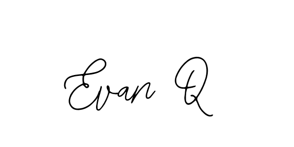 This is the best signature style for the Evan Q name. Also you like these signature font (Bearetta-2O07w). Mix name signature. Evan Q signature style 12 images and pictures png