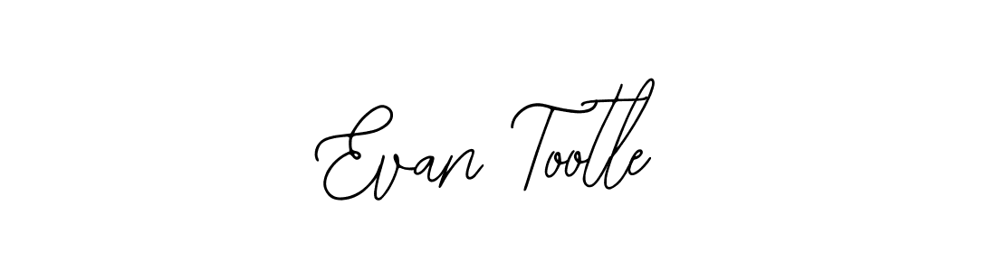 How to make Evan Tootle signature? Bearetta-2O07w is a professional autograph style. Create handwritten signature for Evan Tootle name. Evan Tootle signature style 12 images and pictures png
