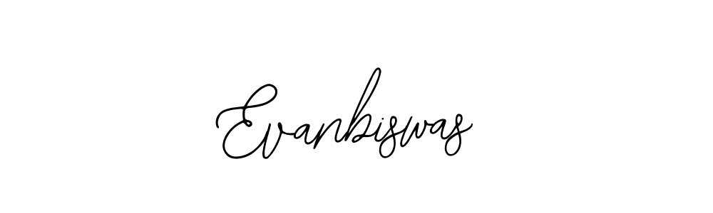 You should practise on your own different ways (Bearetta-2O07w) to write your name (Evanbiswas) in signature. don't let someone else do it for you. Evanbiswas signature style 12 images and pictures png