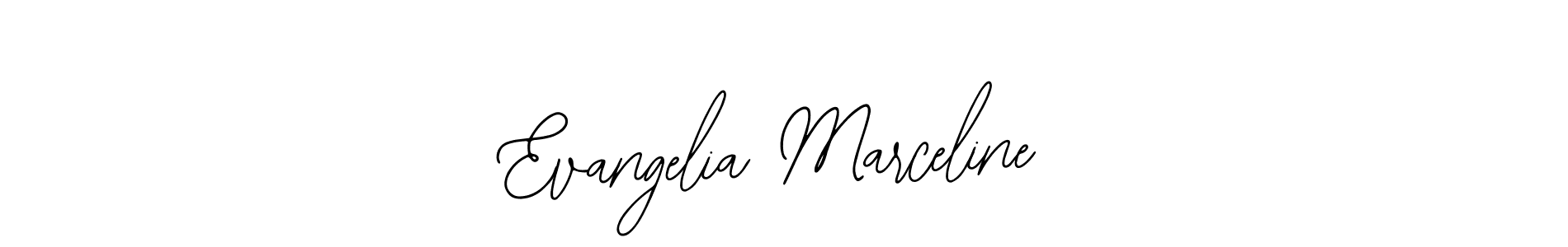 How to Draw Evangelia Marceline signature style? Bearetta-2O07w is a latest design signature styles for name Evangelia Marceline. Evangelia Marceline signature style 12 images and pictures png