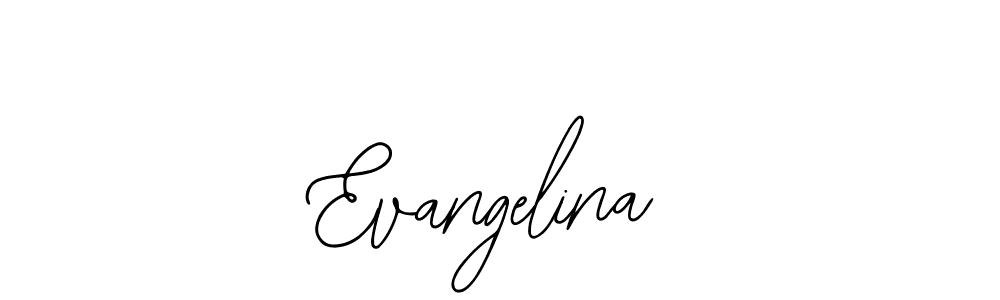 How to make Evangelina signature? Bearetta-2O07w is a professional autograph style. Create handwritten signature for Evangelina name. Evangelina signature style 12 images and pictures png