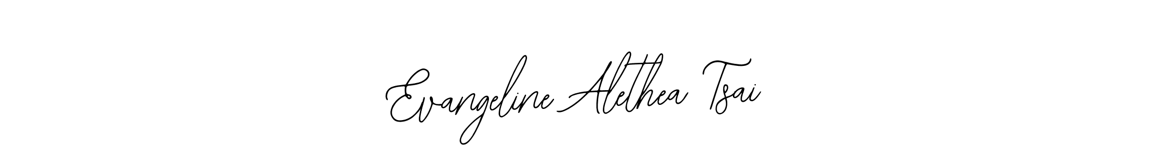 It looks lik you need a new signature style for name Evangeline Alethea Tsai. Design unique handwritten (Bearetta-2O07w) signature with our free signature maker in just a few clicks. Evangeline Alethea Tsai signature style 12 images and pictures png