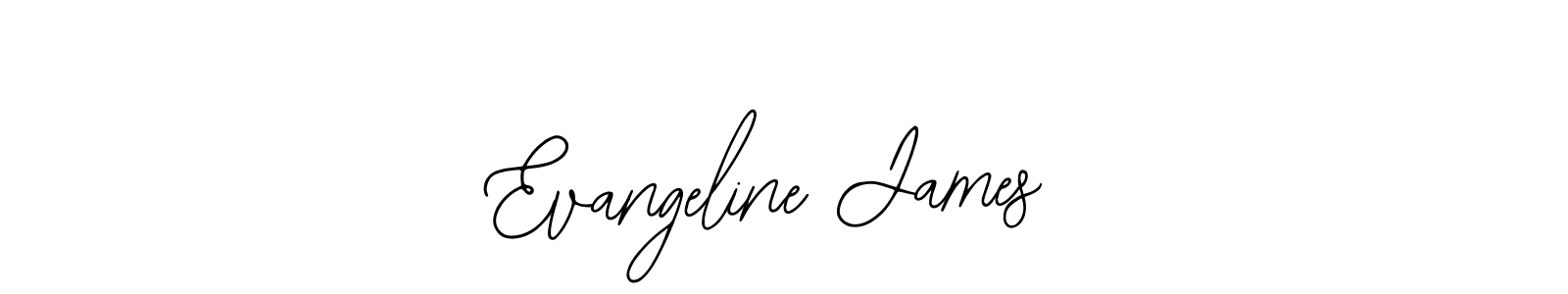 See photos of Evangeline James official signature by Spectra . Check more albums & portfolios. Read reviews & check more about Bearetta-2O07w font. Evangeline James signature style 12 images and pictures png