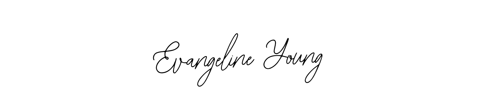 Make a beautiful signature design for name Evangeline Young. Use this online signature maker to create a handwritten signature for free. Evangeline Young signature style 12 images and pictures png