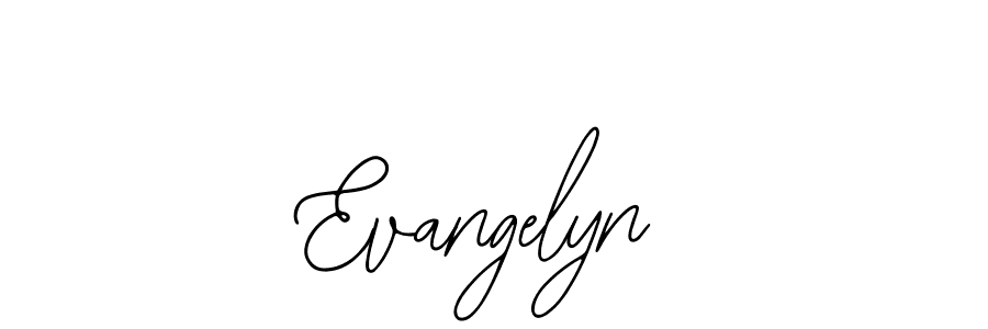 How to make Evangelyn signature? Bearetta-2O07w is a professional autograph style. Create handwritten signature for Evangelyn name. Evangelyn signature style 12 images and pictures png