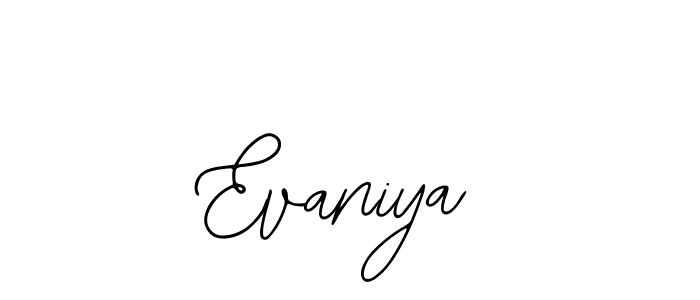 Also You can easily find your signature by using the search form. We will create Evaniya name handwritten signature images for you free of cost using Bearetta-2O07w sign style. Evaniya signature style 12 images and pictures png