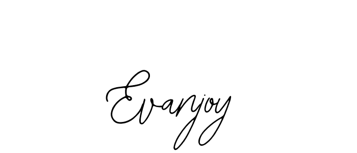 Also we have Evanjoy name is the best signature style. Create professional handwritten signature collection using Bearetta-2O07w autograph style. Evanjoy signature style 12 images and pictures png