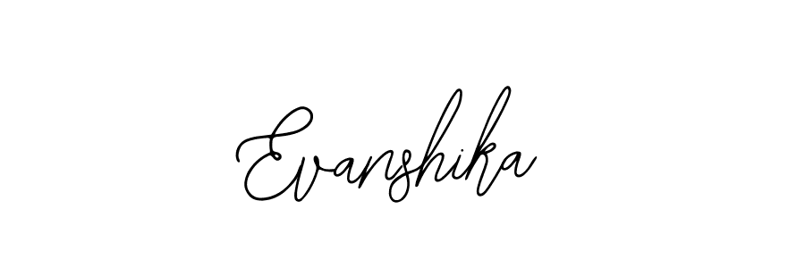 This is the best signature style for the Evanshika name. Also you like these signature font (Bearetta-2O07w). Mix name signature. Evanshika signature style 12 images and pictures png