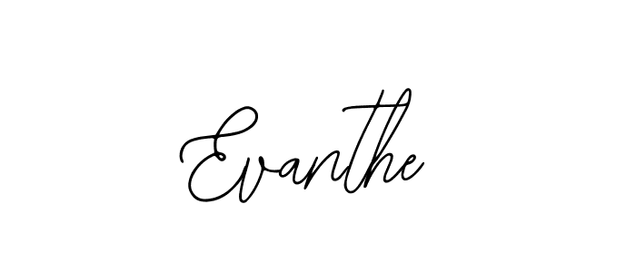 This is the best signature style for the Evanthe name. Also you like these signature font (Bearetta-2O07w). Mix name signature. Evanthe signature style 12 images and pictures png