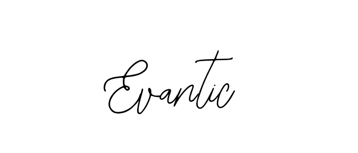 Design your own signature with our free online signature maker. With this signature software, you can create a handwritten (Bearetta-2O07w) signature for name Evantic. Evantic signature style 12 images and pictures png