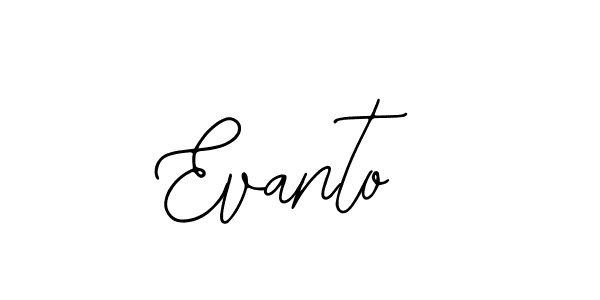 Evanto stylish signature style. Best Handwritten Sign (Bearetta-2O07w) for my name. Handwritten Signature Collection Ideas for my name Evanto. Evanto signature style 12 images and pictures png