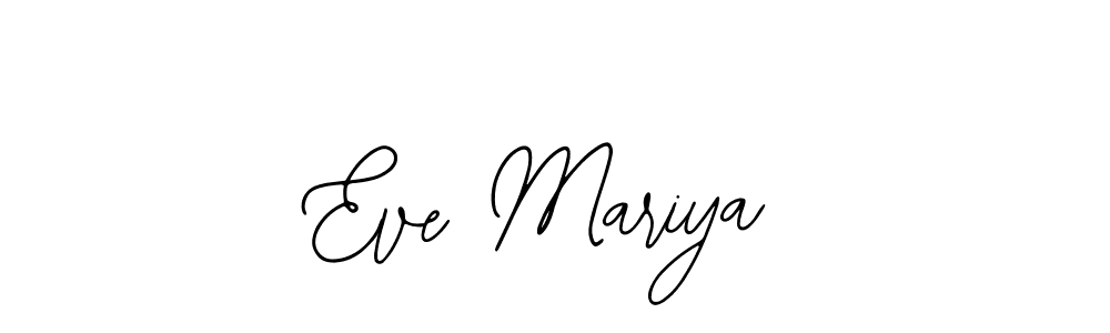 How to make Eve Mariya name signature. Use Bearetta-2O07w style for creating short signs online. This is the latest handwritten sign. Eve Mariya signature style 12 images and pictures png