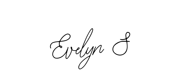 The best way (Bearetta-2O07w) to make a short signature is to pick only two or three words in your name. The name Evelyn S include a total of six letters. For converting this name. Evelyn S signature style 12 images and pictures png