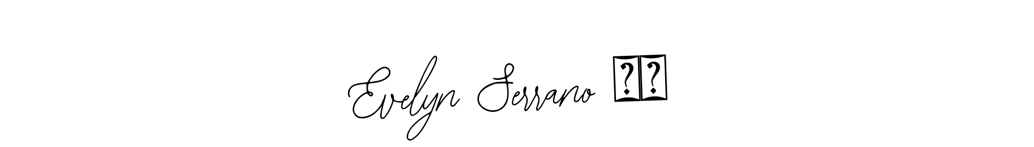 It looks lik you need a new signature style for name Evelyn Serrano ❤️. Design unique handwritten (Bearetta-2O07w) signature with our free signature maker in just a few clicks. Evelyn Serrano ❤️ signature style 12 images and pictures png