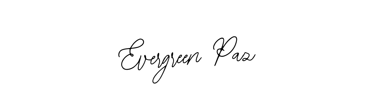 Design your own signature with our free online signature maker. With this signature software, you can create a handwritten (Bearetta-2O07w) signature for name Evergreen Paz. Evergreen Paz signature style 12 images and pictures png