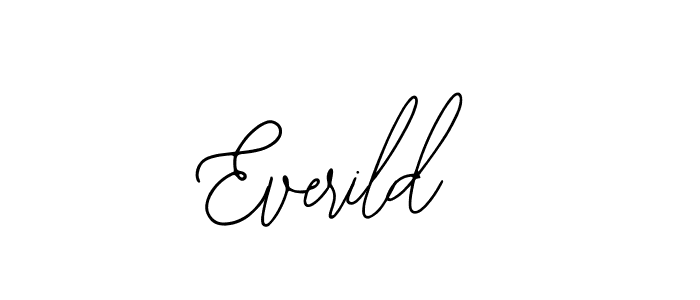 Everild stylish signature style. Best Handwritten Sign (Bearetta-2O07w) for my name. Handwritten Signature Collection Ideas for my name Everild. Everild signature style 12 images and pictures png