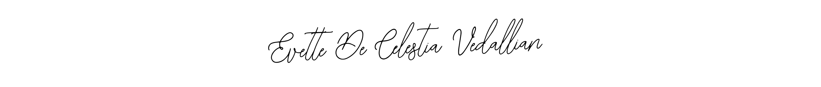 Make a short Evette De Celestia Vedallian signature style. Manage your documents anywhere anytime using Bearetta-2O07w. Create and add eSignatures, submit forms, share and send files easily. Evette De Celestia Vedallian signature style 12 images and pictures png
