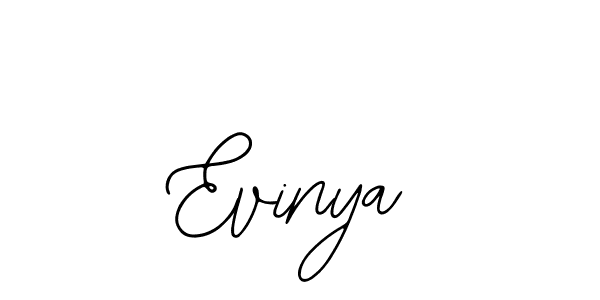 Bearetta-2O07w is a professional signature style that is perfect for those who want to add a touch of class to their signature. It is also a great choice for those who want to make their signature more unique. Get Evinya name to fancy signature for free. Evinya signature style 12 images and pictures png