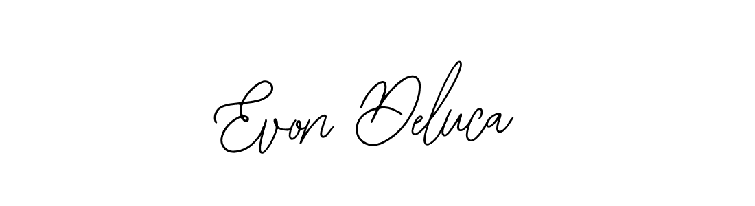 You should practise on your own different ways (Bearetta-2O07w) to write your name (Evon Deluca) in signature. don't let someone else do it for you. Evon Deluca signature style 12 images and pictures png