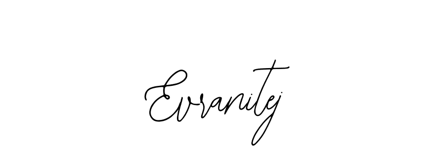 It looks lik you need a new signature style for name Evranitej. Design unique handwritten (Bearetta-2O07w) signature with our free signature maker in just a few clicks. Evranitej signature style 12 images and pictures png