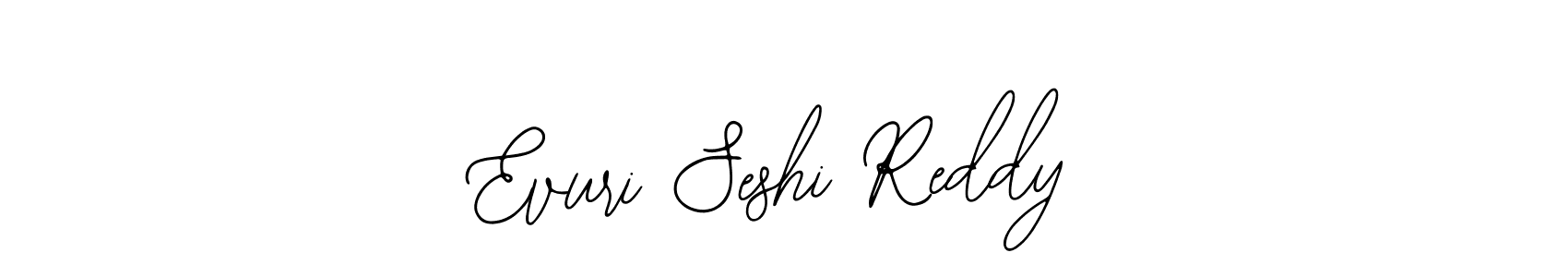 Create a beautiful signature design for name Evuri Seshi Reddy. With this signature (Bearetta-2O07w) fonts, you can make a handwritten signature for free. Evuri Seshi Reddy signature style 12 images and pictures png