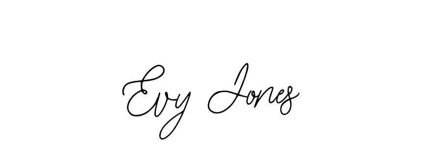 Similarly Bearetta-2O07w is the best handwritten signature design. Signature creator online .You can use it as an online autograph creator for name Evy Jones. Evy Jones signature style 12 images and pictures png