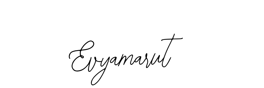 How to make Evyamarut name signature. Use Bearetta-2O07w style for creating short signs online. This is the latest handwritten sign. Evyamarut signature style 12 images and pictures png