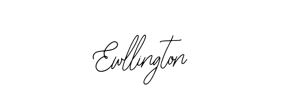 Use a signature maker to create a handwritten signature online. With this signature software, you can design (Bearetta-2O07w) your own signature for name Ewllington. Ewllington signature style 12 images and pictures png