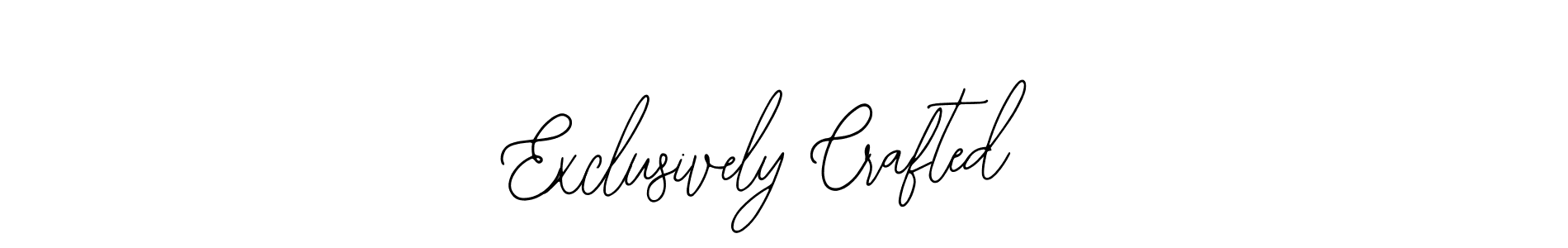 Make a beautiful signature design for name Exclusively Crafted. Use this online signature maker to create a handwritten signature for free. Exclusively Crafted signature style 12 images and pictures png
