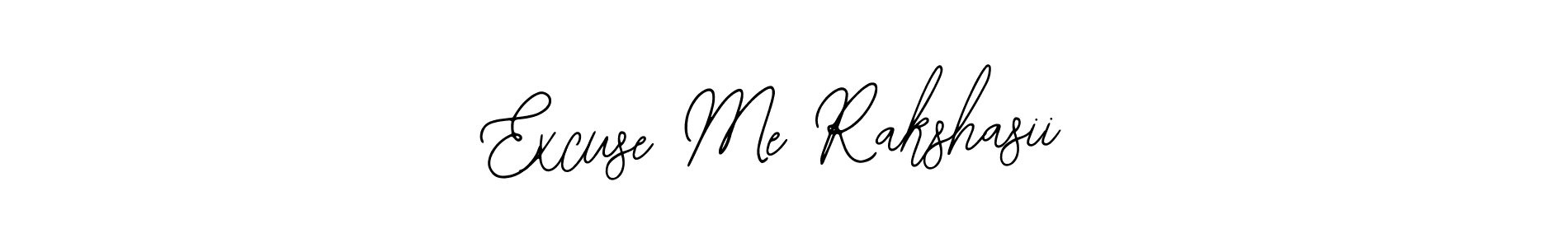 Use a signature maker to create a handwritten signature online. With this signature software, you can design (Bearetta-2O07w) your own signature for name Excuse Me Rakshasii. Excuse Me Rakshasii signature style 12 images and pictures png