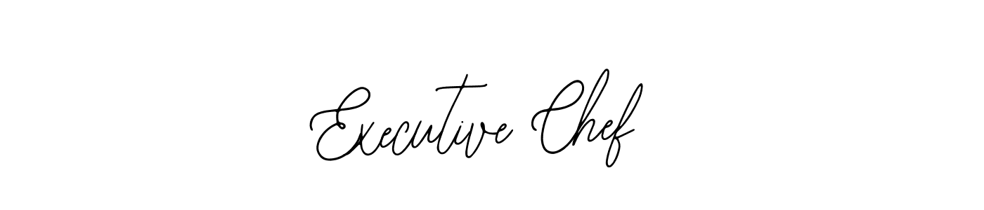 Executive Chef stylish signature style. Best Handwritten Sign (Bearetta-2O07w) for my name. Handwritten Signature Collection Ideas for my name Executive Chef. Executive Chef signature style 12 images and pictures png