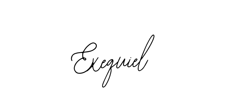 You should practise on your own different ways (Bearetta-2O07w) to write your name (Exequiel) in signature. don't let someone else do it for you. Exequiel signature style 12 images and pictures png