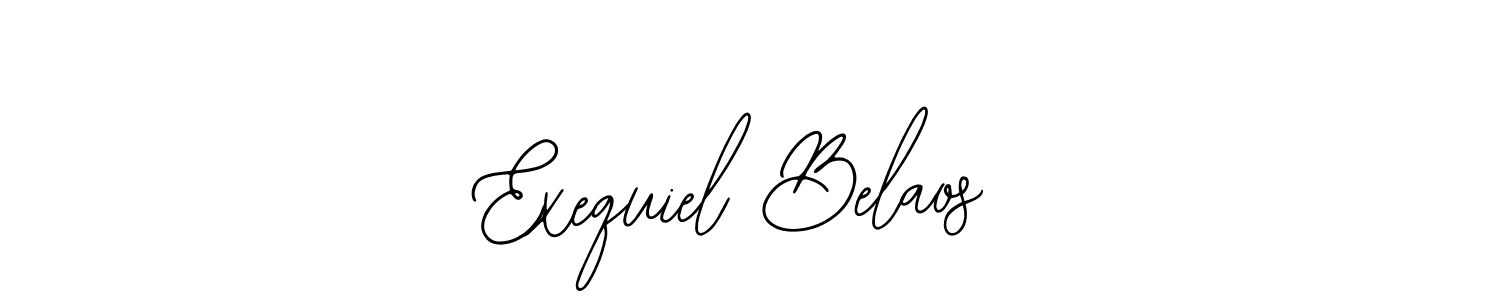 Similarly Bearetta-2O07w is the best handwritten signature design. Signature creator online .You can use it as an online autograph creator for name Exequiel Belaos. Exequiel Belaos signature style 12 images and pictures png