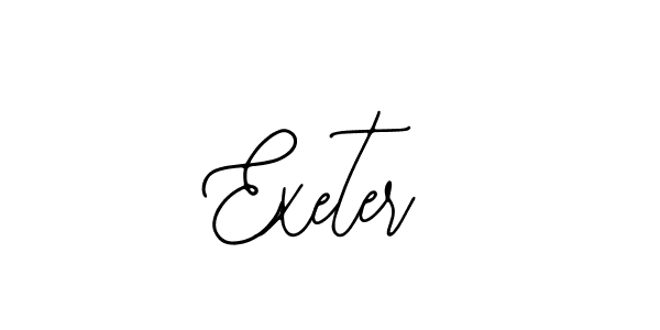 Use a signature maker to create a handwritten signature online. With this signature software, you can design (Bearetta-2O07w) your own signature for name Exeter. Exeter signature style 12 images and pictures png