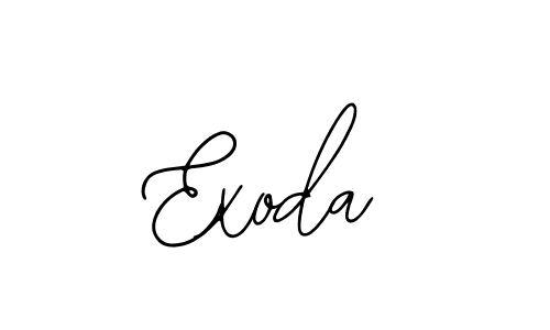 How to make Exoda signature? Bearetta-2O07w is a professional autograph style. Create handwritten signature for Exoda name. Exoda signature style 12 images and pictures png