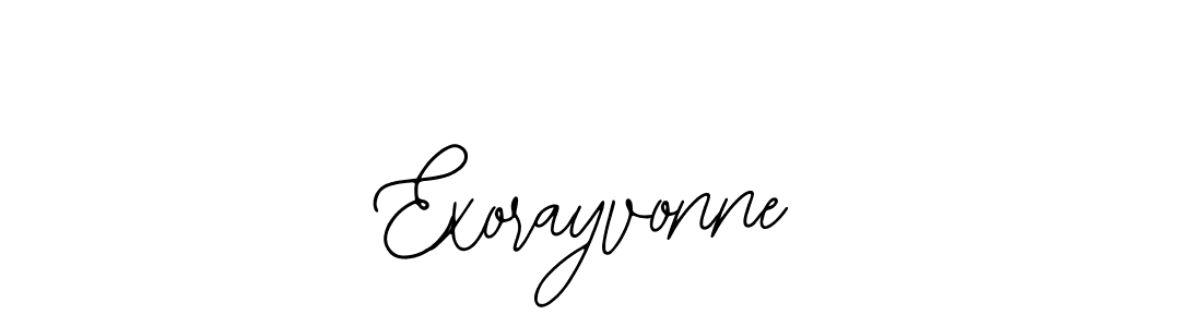 Similarly Bearetta-2O07w is the best handwritten signature design. Signature creator online .You can use it as an online autograph creator for name Exorayvonne. Exorayvonne signature style 12 images and pictures png