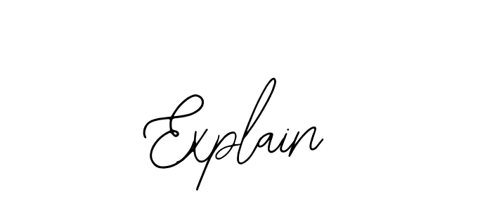 This is the best signature style for the Explain name. Also you like these signature font (Bearetta-2O07w). Mix name signature. Explain signature style 12 images and pictures png